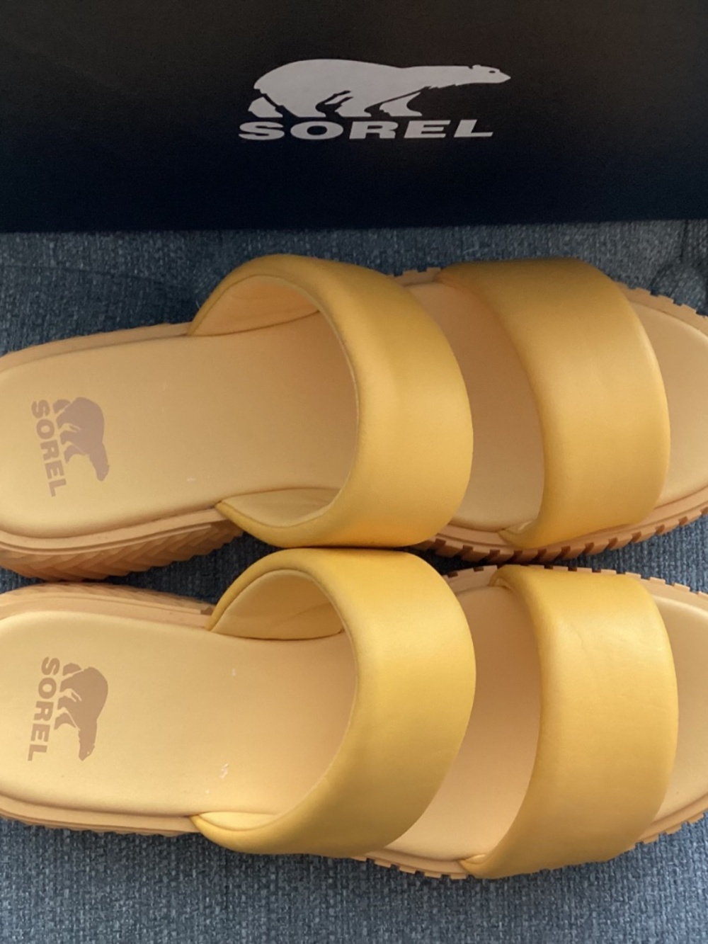 SOREL Ona Streetworks Platform Slide Sandal, size 9 - Picture 7 of 12